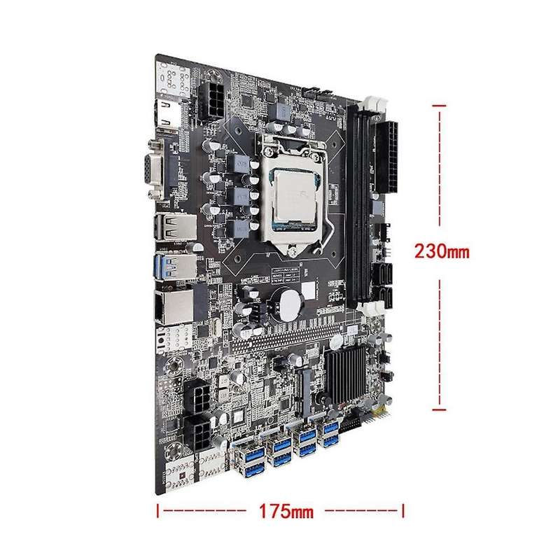 B75 Btc Mining Motherboard Set for Bitcoin Btc Eth Gpu Mining Miner