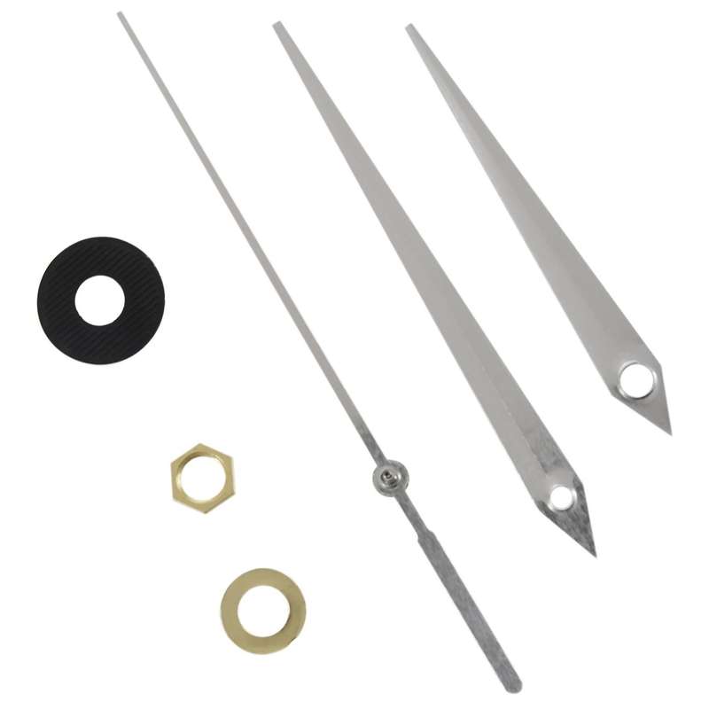 3x Clock Mechanism, 3/ 10 Inch Maximum Dial Thickness, (white)