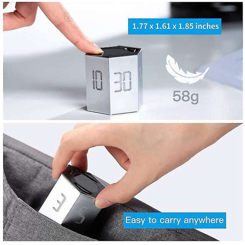 Visual Kitchen Timer, for Cooking, Work, Studying, Workout 2 Pack