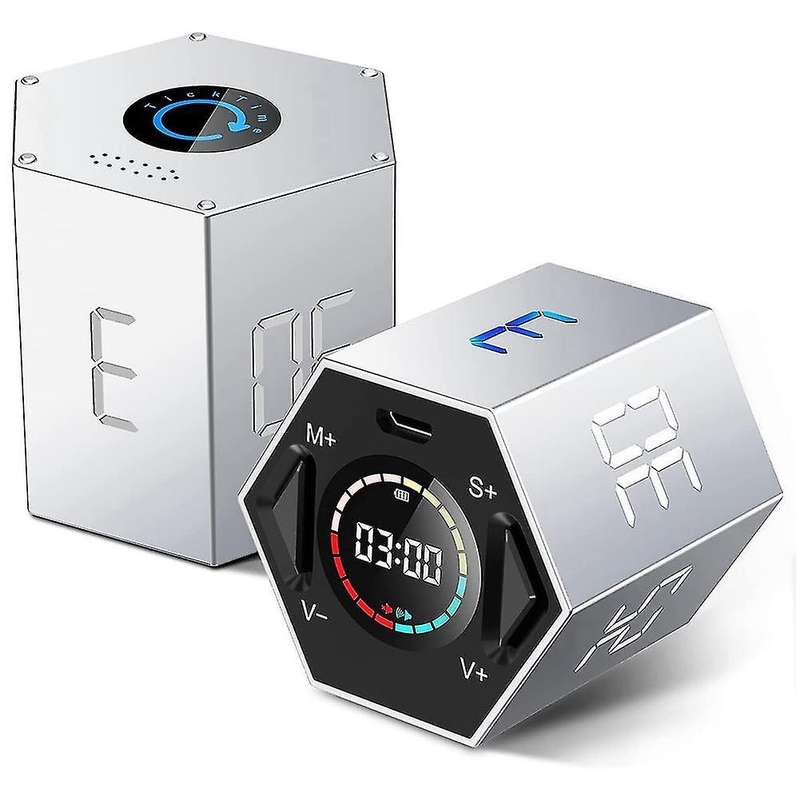 Visual Kitchen Timer, for Cooking, Work, Studying, Workout 2 Pack