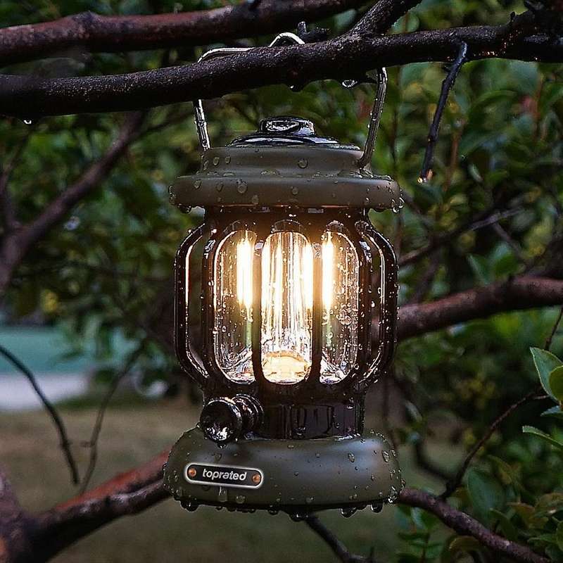 Led Camping Lantern,5000mah,flashlight for Outdoor and Indoor,white