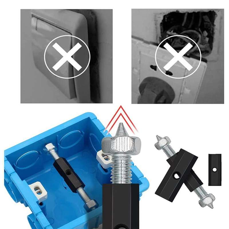 Socket Box Repairer Electric Box Support Rod 118 Type Switch