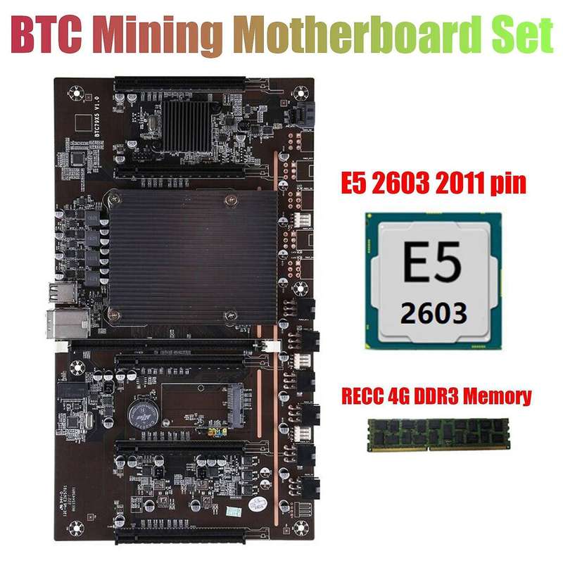 X79 H61 Btc Mining Motherboard Lga 2011 Ddr3 Support 3060 3080