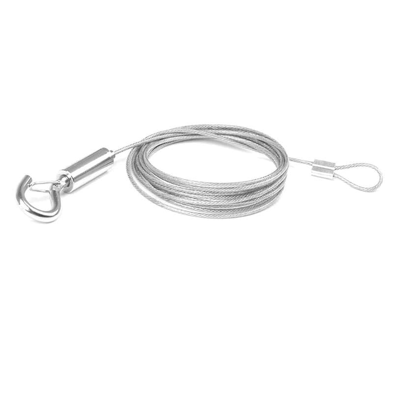 Adjustable Picture Lanyard Restaurant Lanyard Stainless Steel (2pcs)
