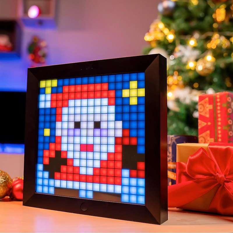 Divoom Pixoo Digital Photo Frame Alarm Clock with Pixel Art