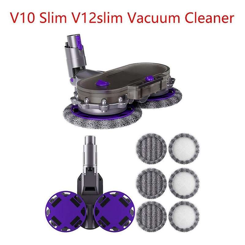 Electric Mop Head Attachments for Dyson V10 Slim with 6 Mop Cloth