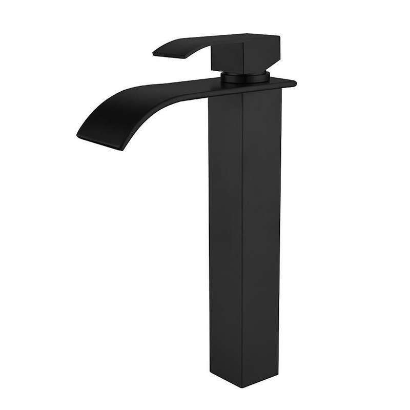 304 Stainless Steel Wash Basin Hot and Cold Faucet Washbasin -black