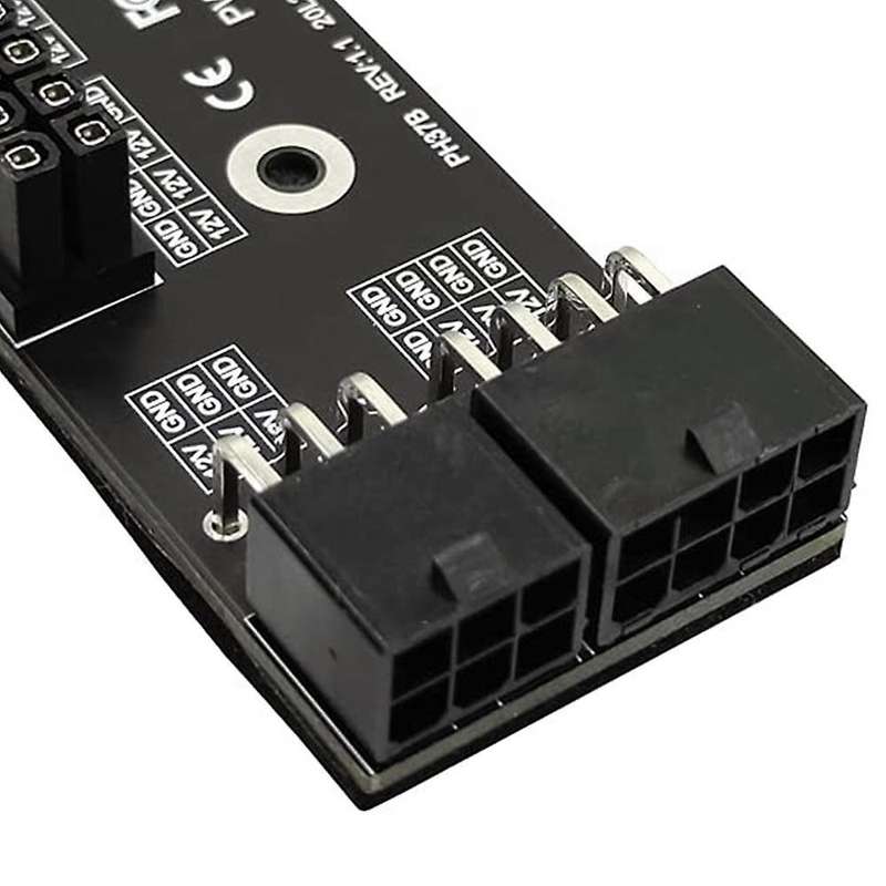 Gpu Vga Dual 8 Pin Pci-e Male to 8 Pin 6 Pin Pci-e Female 180(b Type)