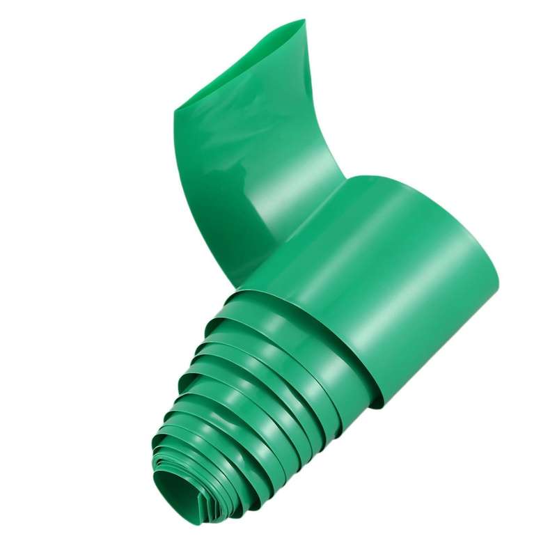 2x 2m 50mm Dark Green Pvc Heat Shrink Tubing Wrap for 18650 Battery