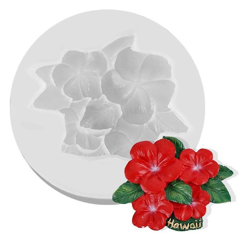 3d Three-dimensional Silicone Mold Diy Fondant Mold (hawaiian Flower)