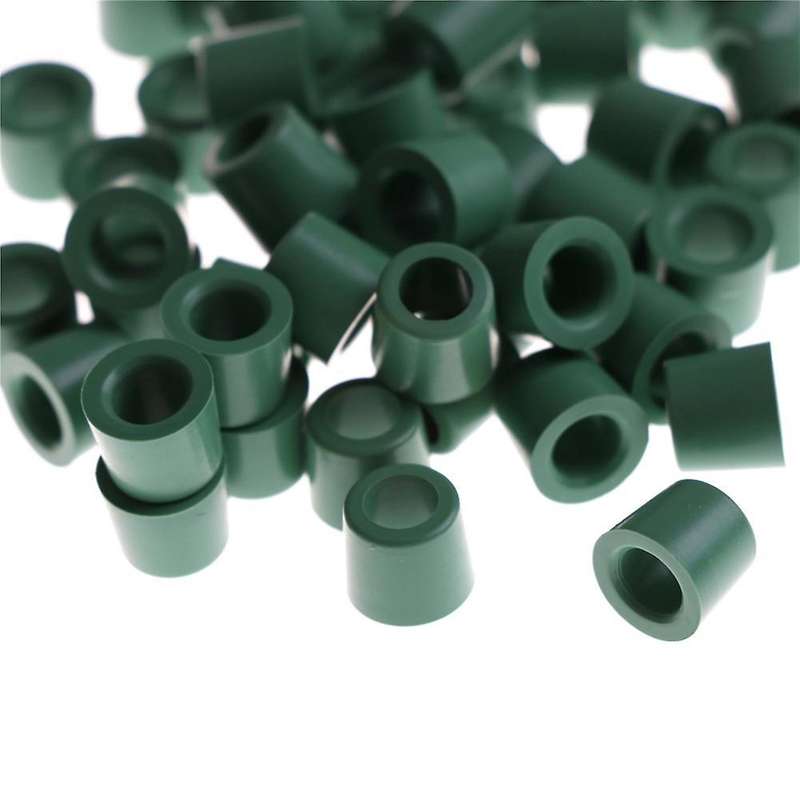 50pcs 1/4 Inch Charging Hose Manifold Repair Kit Sealing Ring(green)
