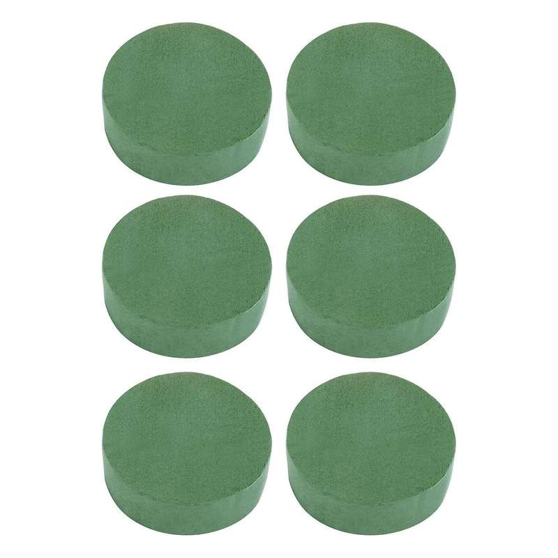 6 Pcs Round Floral Foam Blocks,4.72 Inch for Artificial Flowers