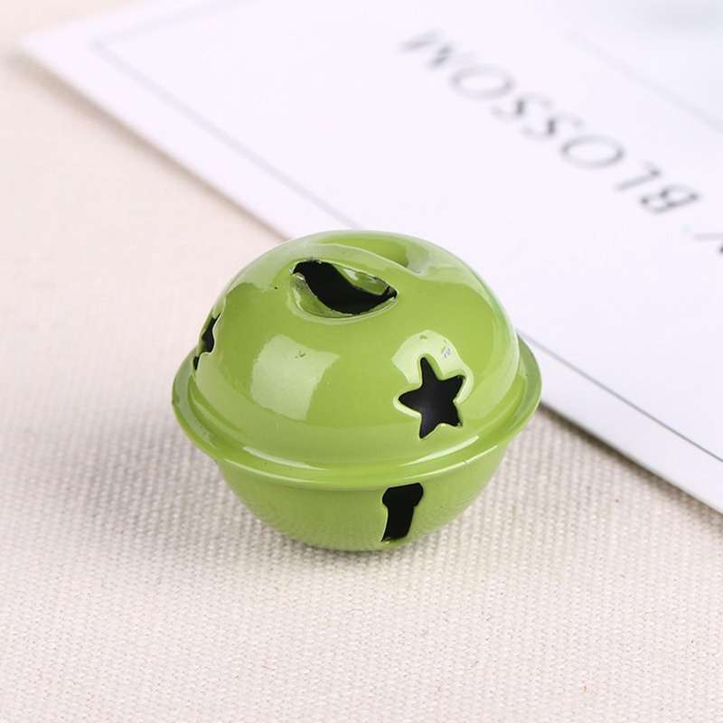 16pcs 40mm Hollow Five-pointed Star Opening Big Bells Diy Bells