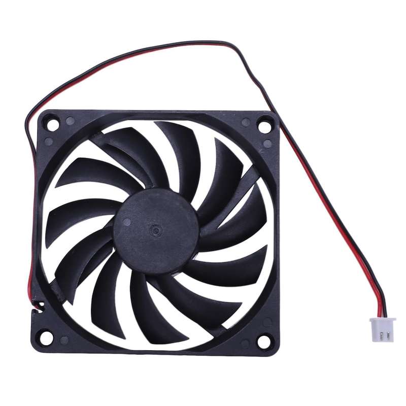 80mm Dc 12v 2pin Pc Computer Desktop Case Cpu Cooler Cooling Fan