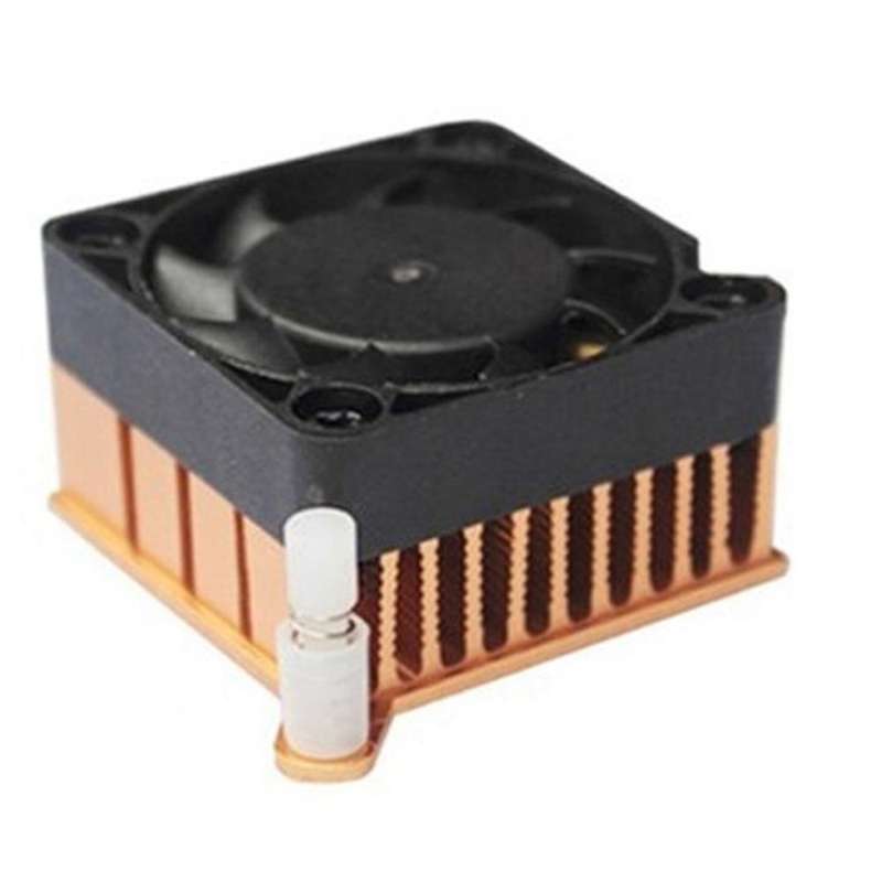 3pin Computer Motherboard Heat Sink Aluminum Radiator 4cm (yellow)
