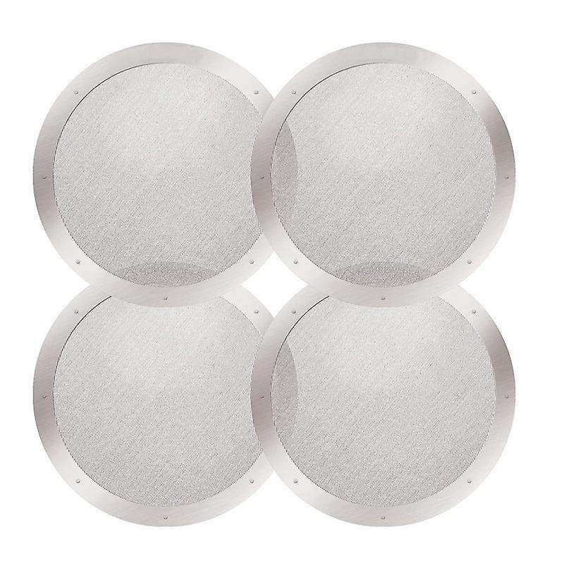4-pack Reusable Stainless Steel Filters for Aeropress Coffee Makers