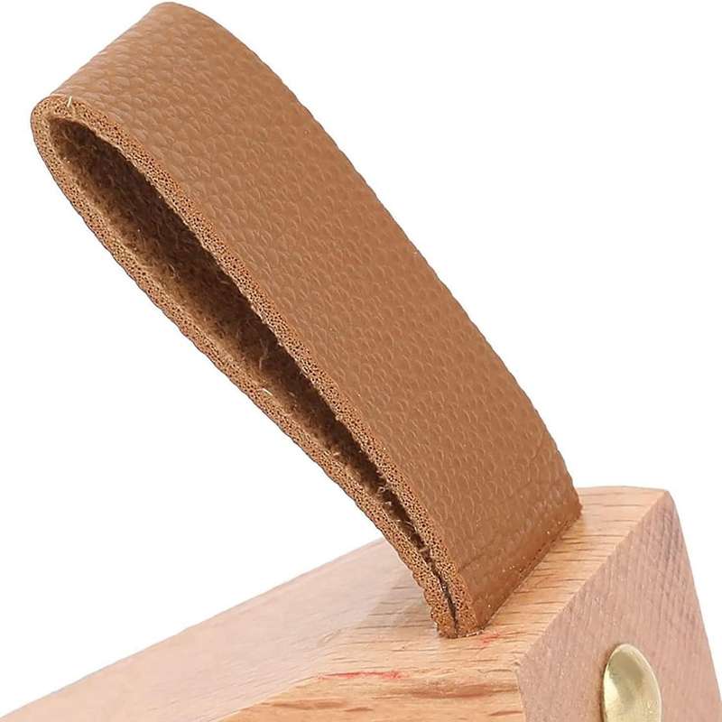 Door Jammer Door Stopper Safely Wood Wedge Non-slip Security(large)