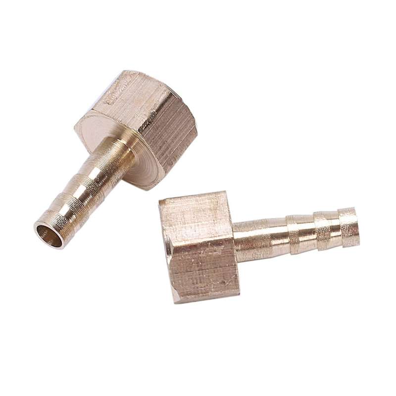 5pcs Brass 6mm Hose Barb 1/4 Inch Bsp Female Thread Quick Connector