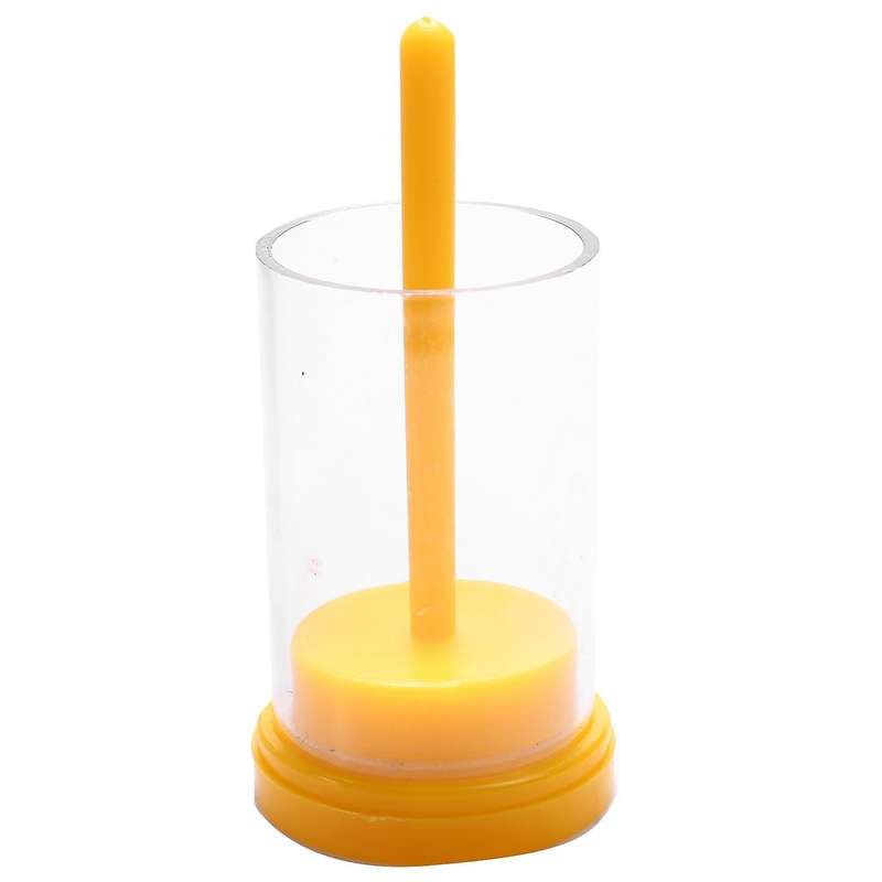 Plastic Queen Bee Marking Cage Marker Bottle W/ Plunger Beekeeping