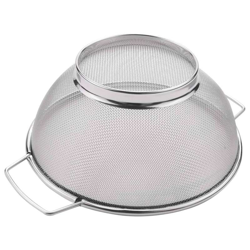 Stainless Steel Fine Mesh Strainer Bowl Drainer Vegetable Sieve