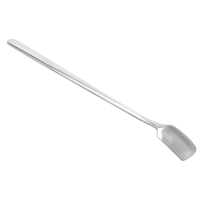 2 Pc Long Handle Ice Cream Spoon Stainless Steel Spoons Silver L