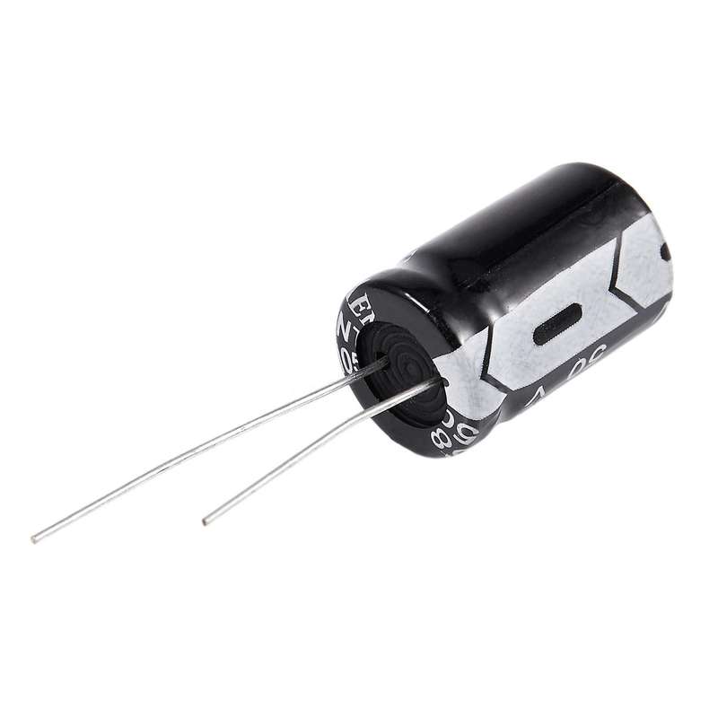 10pcs 25v 2200uf Through Hole Electrolytic Capacitor 13x20mm