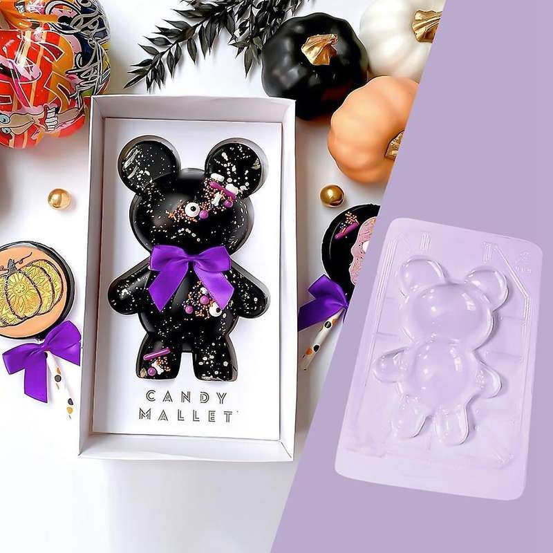Bear Chocolate Mold for Breakable Bears, Gummy Bear, Dessert Baking