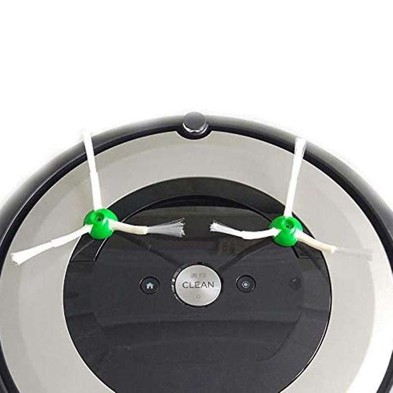 2 Pcs Green Side Brushes for Irobot Roomba I7 E5 E6 Vacuum Cleaner