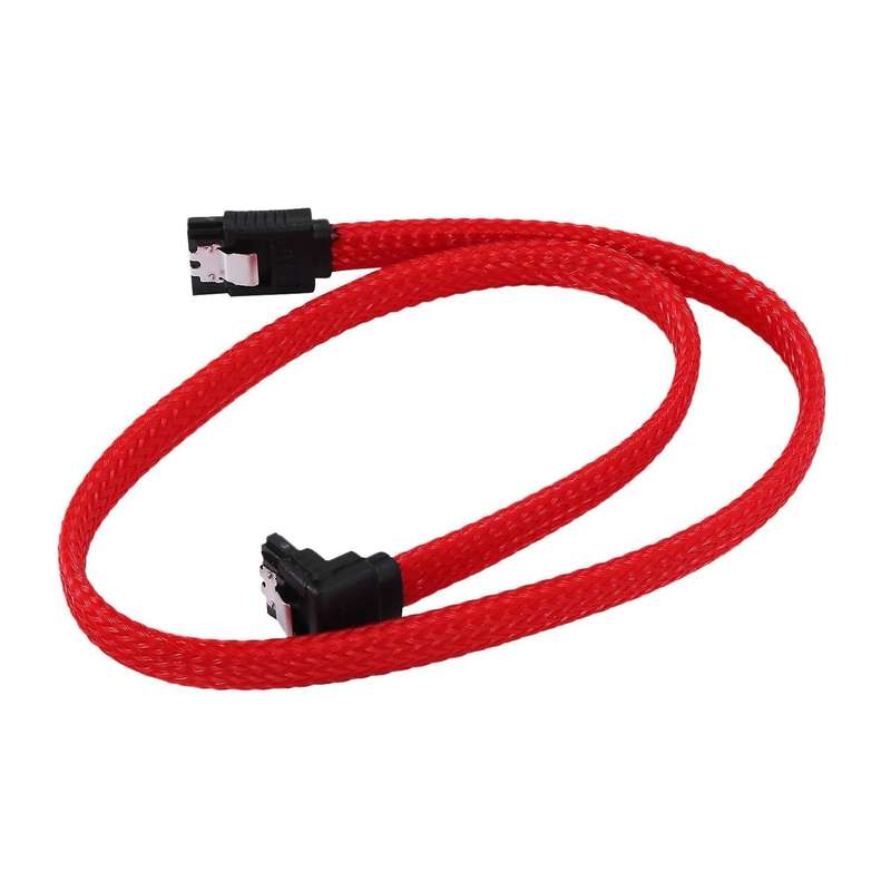 50cm Sata 3.0iii Sata3 7pin 6gb/s Data Cord with Nylon Sleeved(blue)