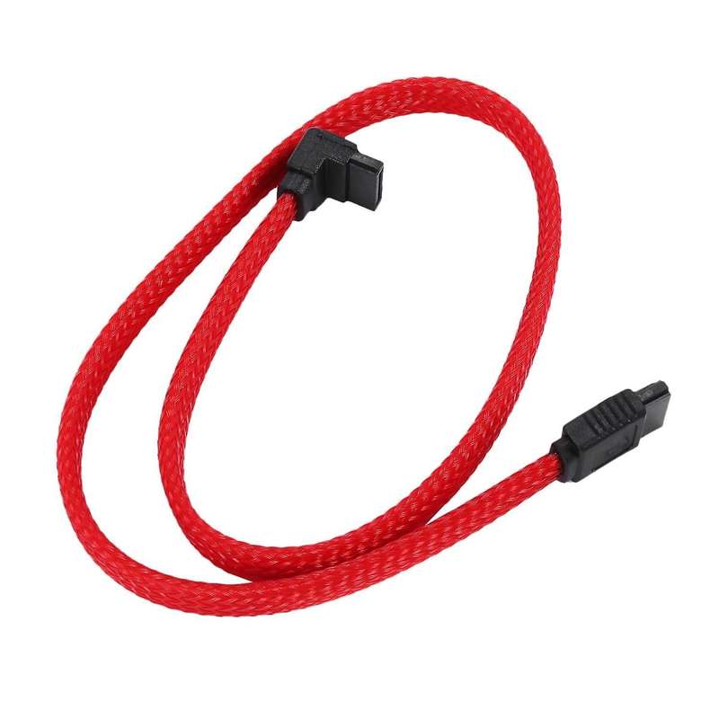 50cm Sata 3.0iii Sata3 7pin 6gb/s Data Cord with Nylon Sleeved(blue)