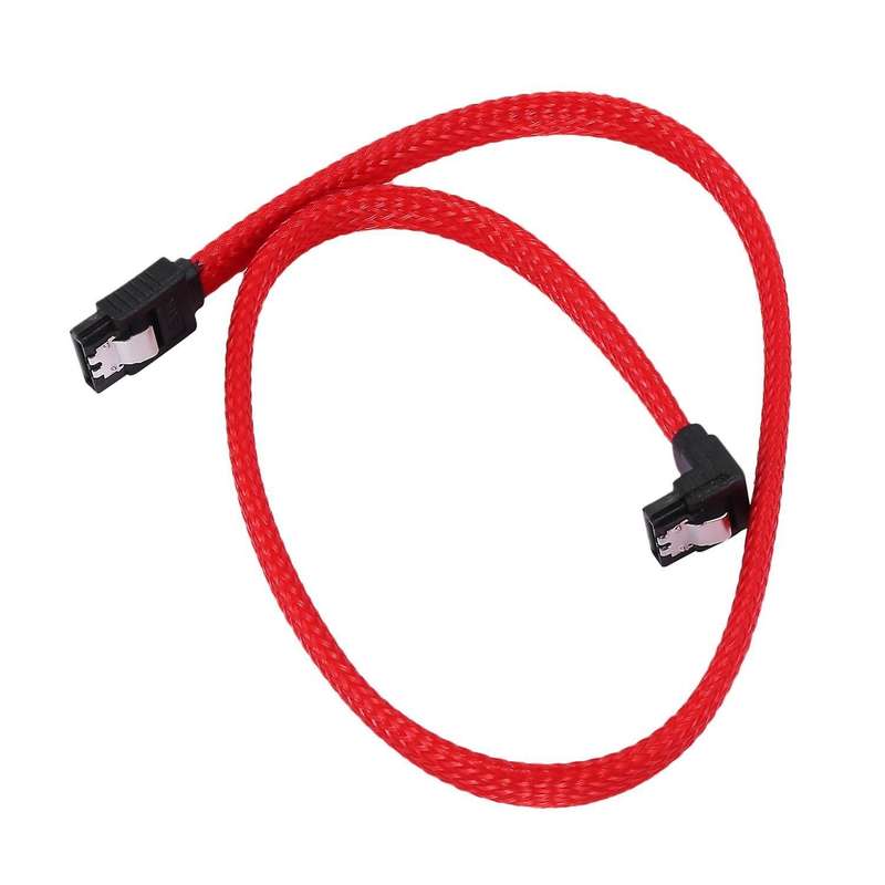 50cm Sata 3.0iii Sata3 7pin 6gb/s Data Cord with Nylon Sleeved(blue)