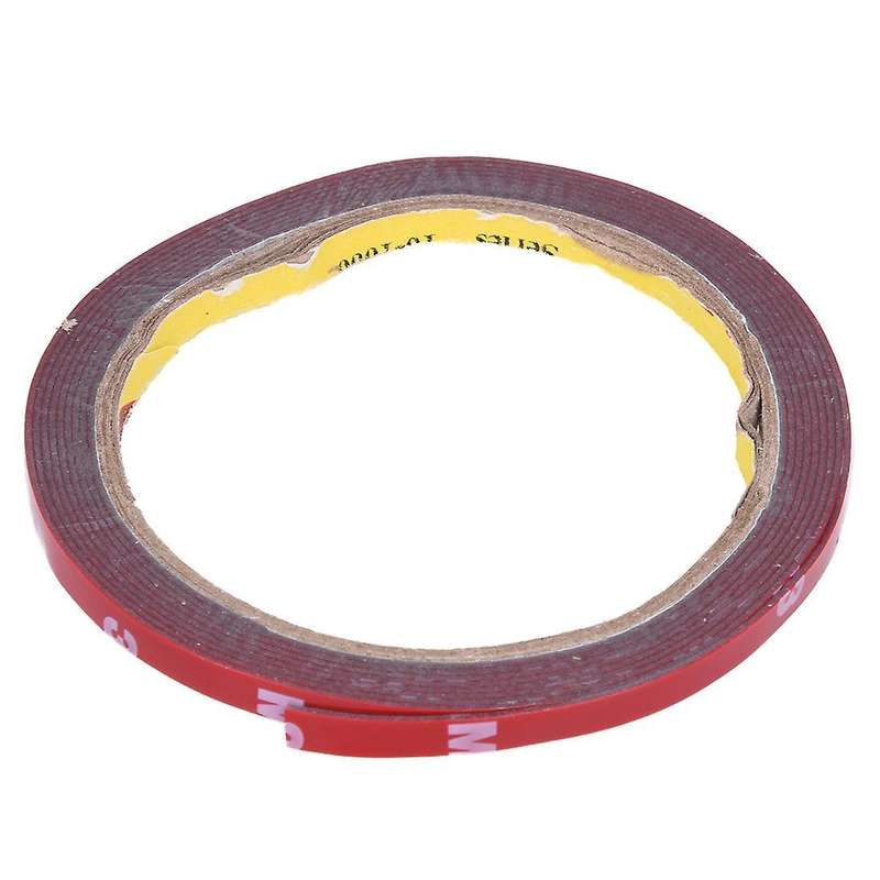 3m Strong Permanent Double Sided Foam Tape Roll, Red 6mm X 3 Meters