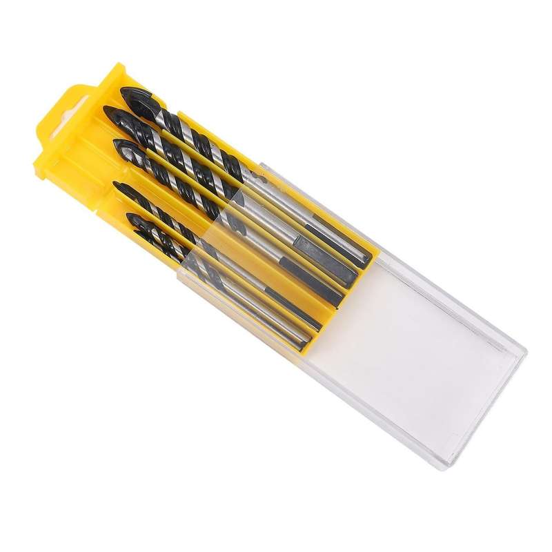 7pcs Carbide Drill Bit Set for Porcelain Concrete (3,4,5,6,8,10,12mm)