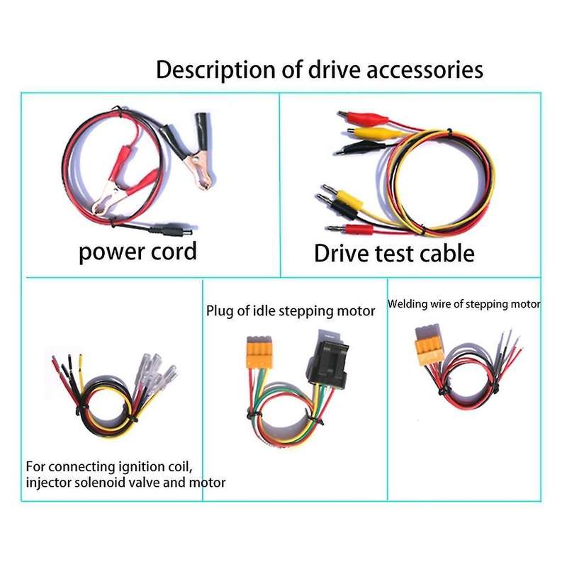 Car Coil Ignition Idle Stepping Motor Solenoid Valve Injector Tester
