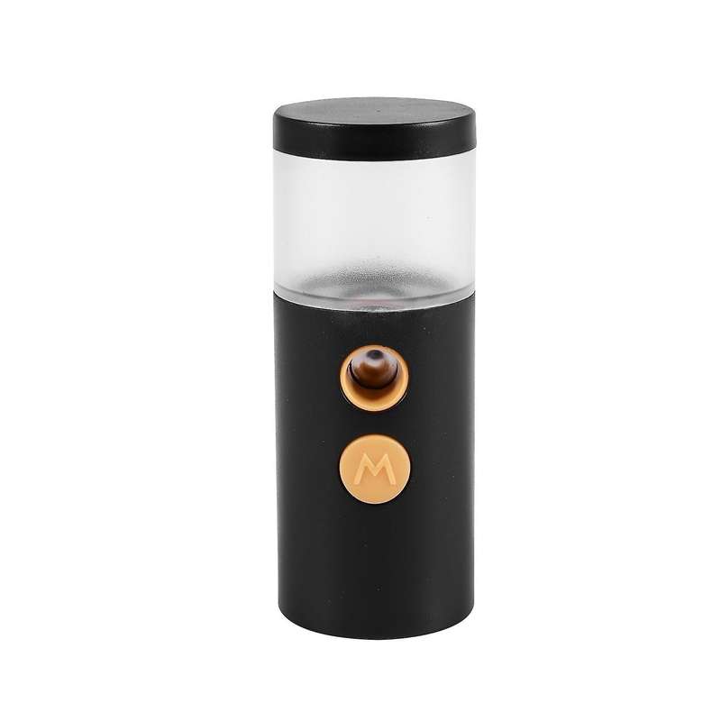 Black 20ml Portable Nano Mist Sprayer Facial Body Steamer Instruments