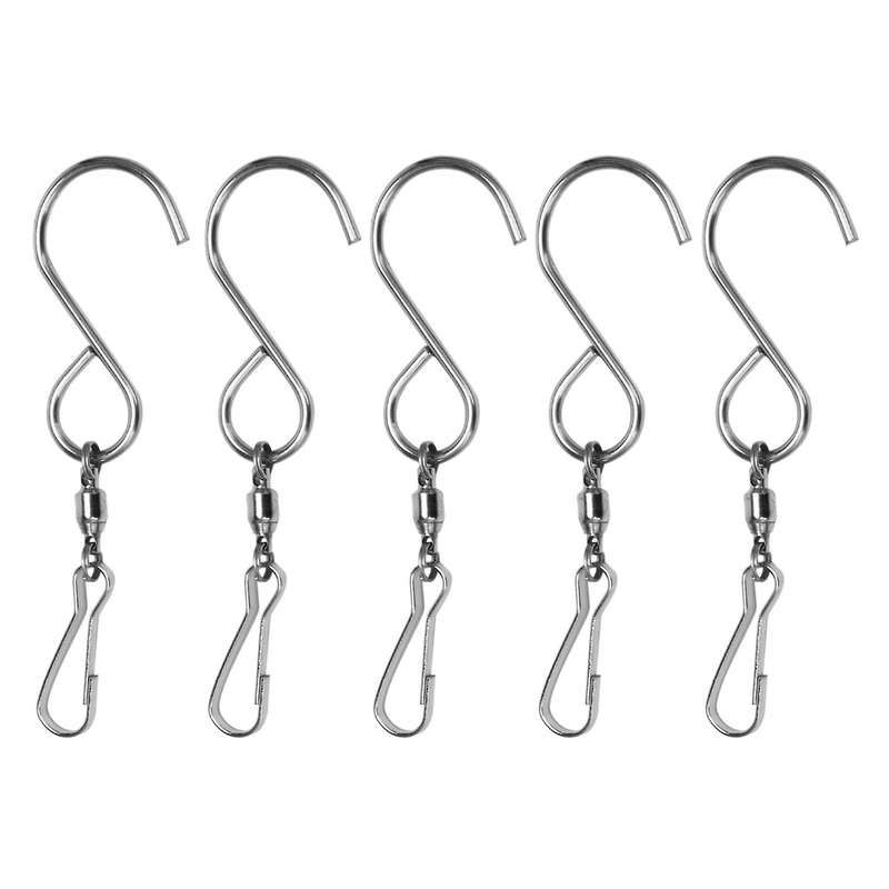 10pcs Swivel Clip Hanging Hooks Stainless Steel for Hanging Wind