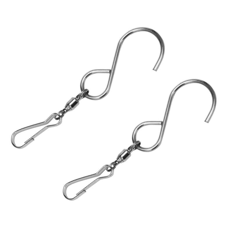 10pcs Swivel Clip Hanging Hooks Stainless Steel for Hanging Wind