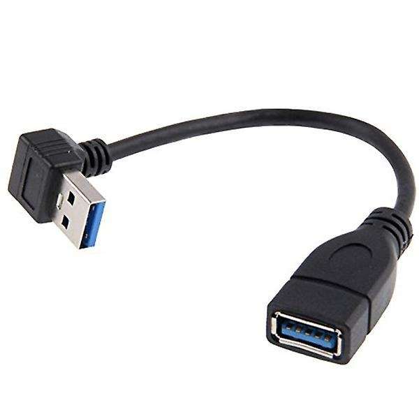 Short Usb 3.0 Male to Female Extension Cable- Blue(pack Of 2)