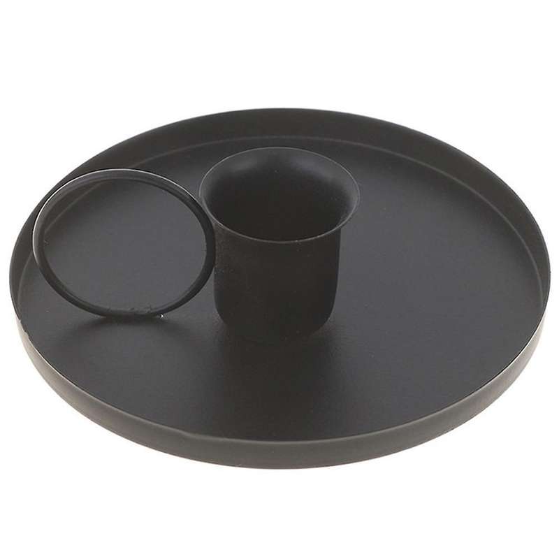 Retro Metal Candlestick Candle Holders Modern Home Decoration Black