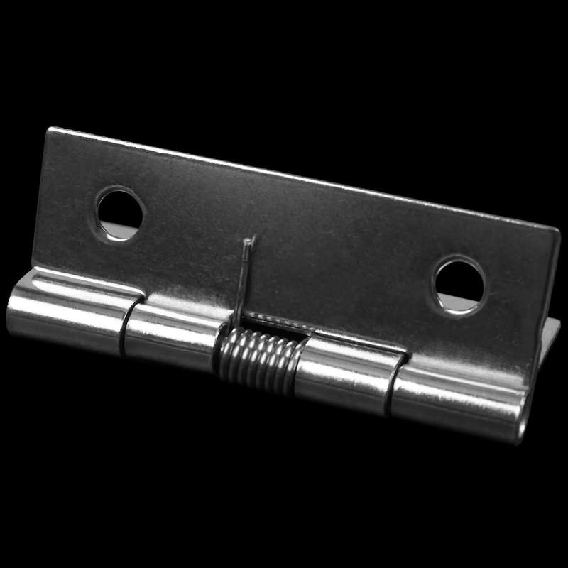 Silver Tone Metal 50362mm Spring Loaded Self Opening Hinges