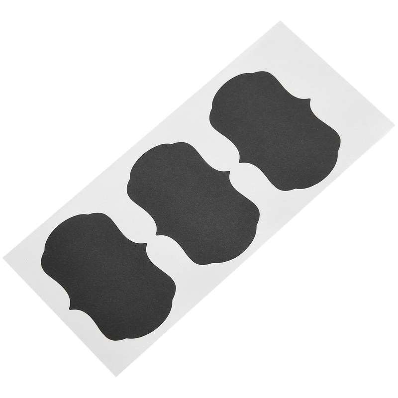 36 Pcs/set Blackboard Sticker Craft Jars Board Sticker Black Board