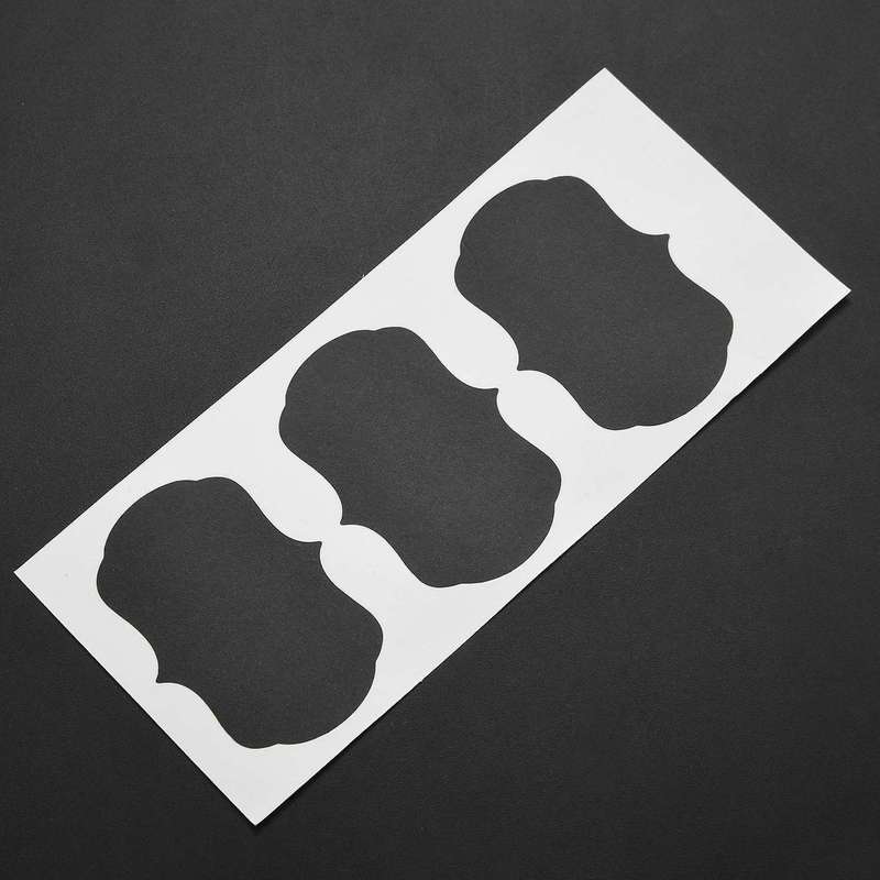 36 Pcs/set Blackboard Sticker Craft Jars Board Sticker Black Board