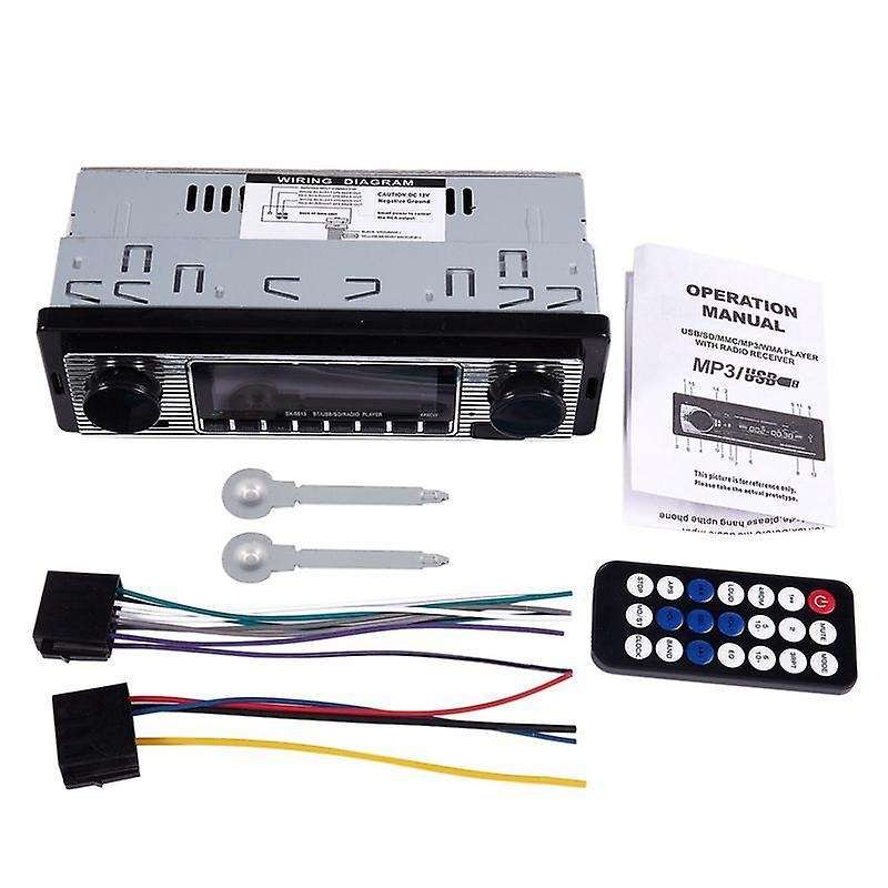 Bluetooth Vintage Car Radio Mp3 Player Stereo