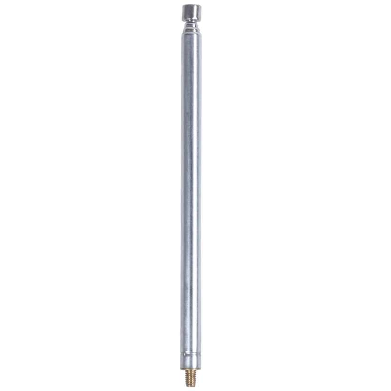 5 Abschnitte 3mm Aussengewinde Dia Teleskopantenne Silber