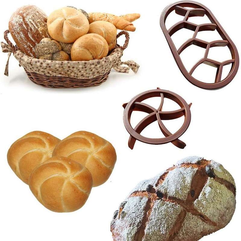 Bread Dough Press Mold Set Bread Cutters Baking Bread Rolls Mold