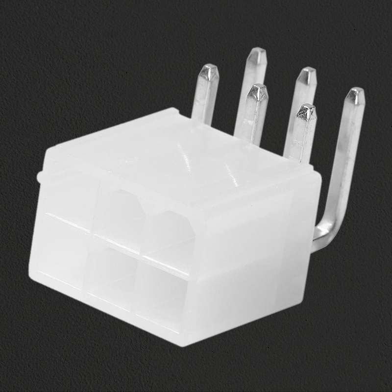 30pcs 4.2mm 6pin Female Socket Curved Needle Connector for Computer