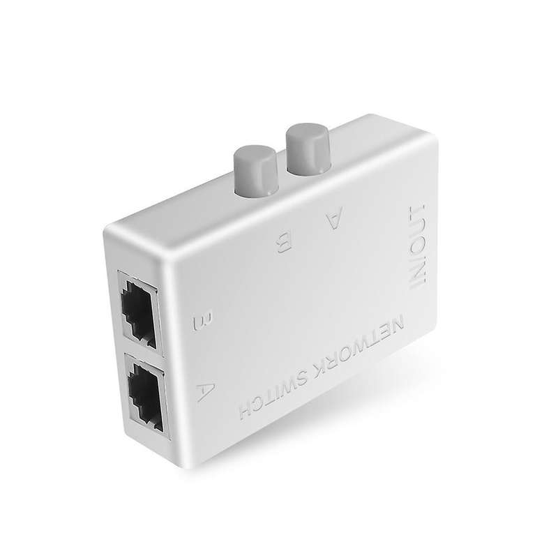 Mini 2 Port Rj45 Rj-45 Network Switch Dual 2 Way Port Adapter Hub