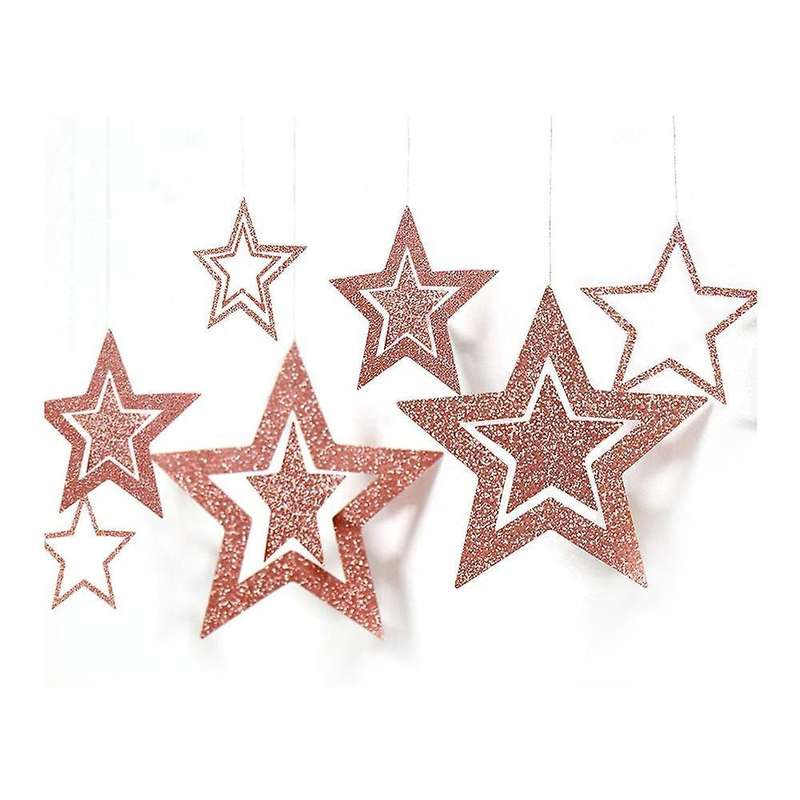 Star Banner for Wedding Christmas Decorations (rose Gold)