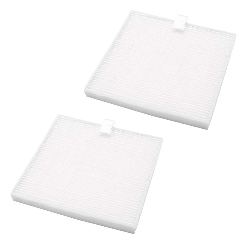 2pc Filter Screen Replacement Accessories for Ilife V8 (white+black)