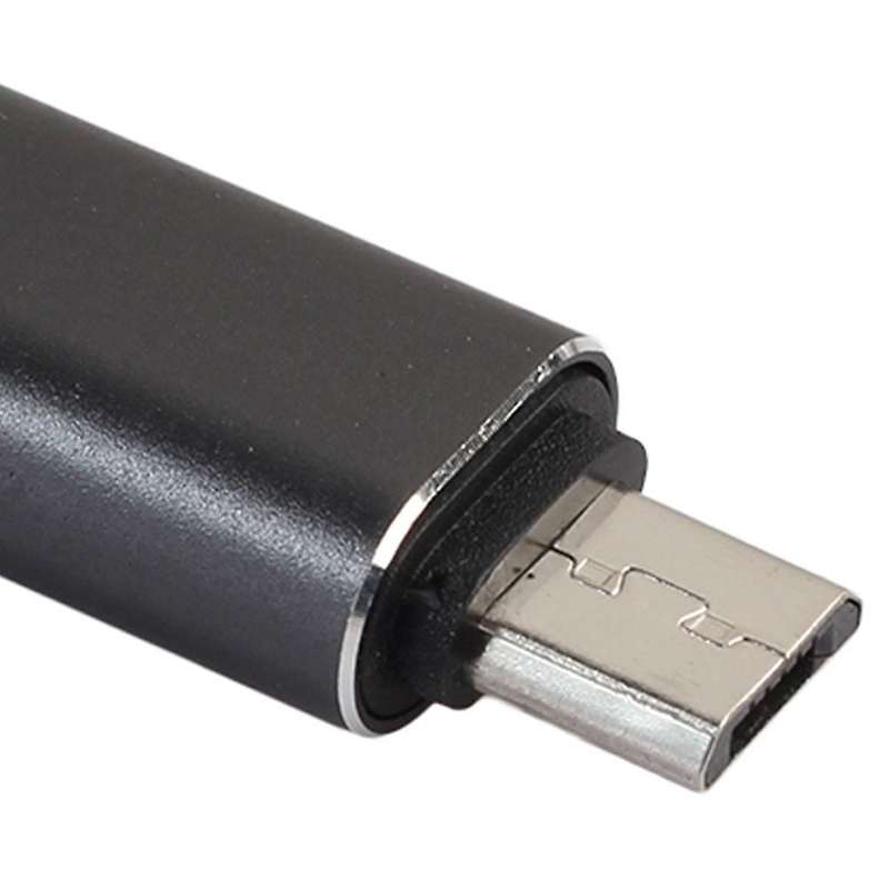 1.8m 5pin 90 Degree Left Angled to Usb 2.0 Male Cable Black Color